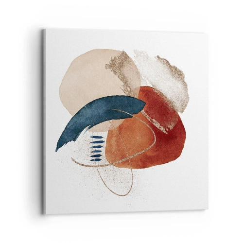Bild auf Leinwand - Leinwandbild - Ovale Komposition - 70x70 cm
