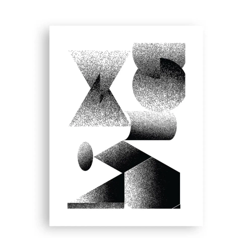 Poster - Winkel und Ovale - 30x40 cm