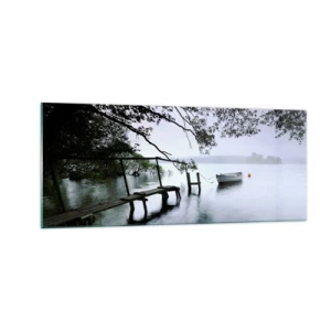 Glasbild - Bild auf glas - Du ruhst dich schon aus - 100x40 cm