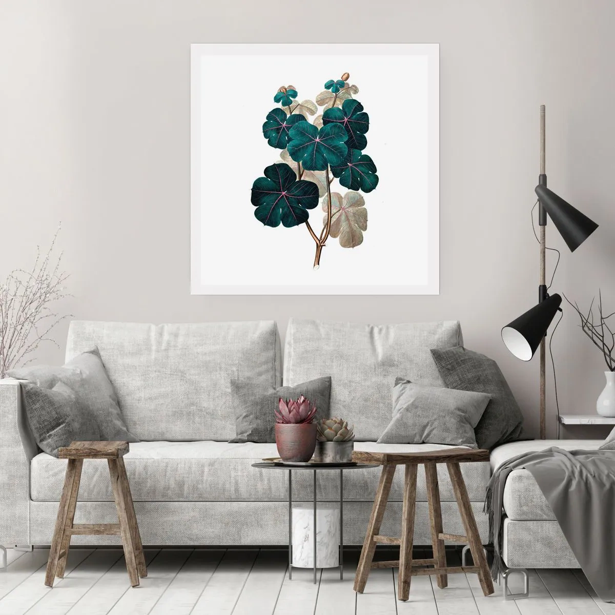 Poster - Aus dem alten Herbarium - 40x40 cm