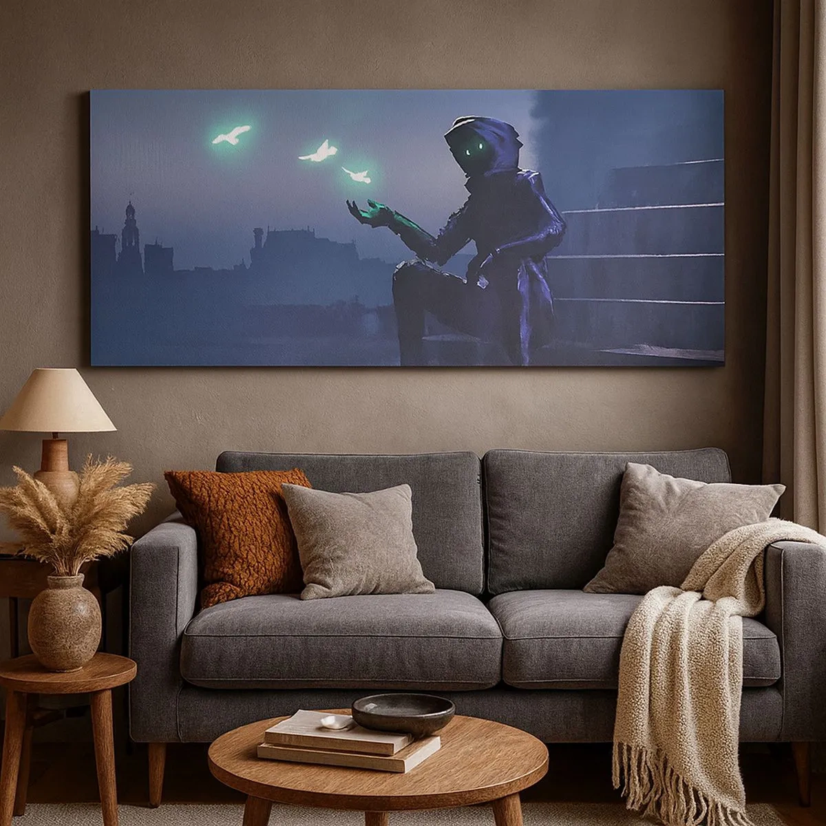 Bild auf Leinwand - Leinwandbild - Das Leben wird zurückkommen - 100x40 cm