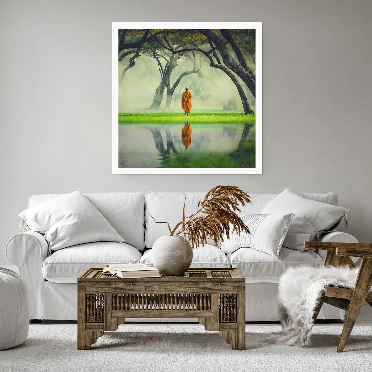 Poster - Auf dem Weg zur Erleuchtung - 40x40 cm