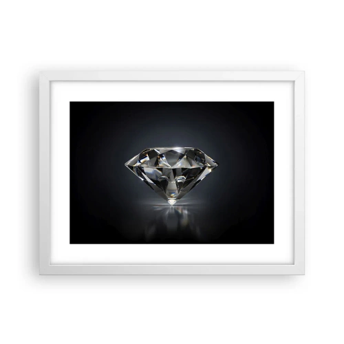 Poster in einem weißen Rahmen - Beste Freundin - 40x30 cm