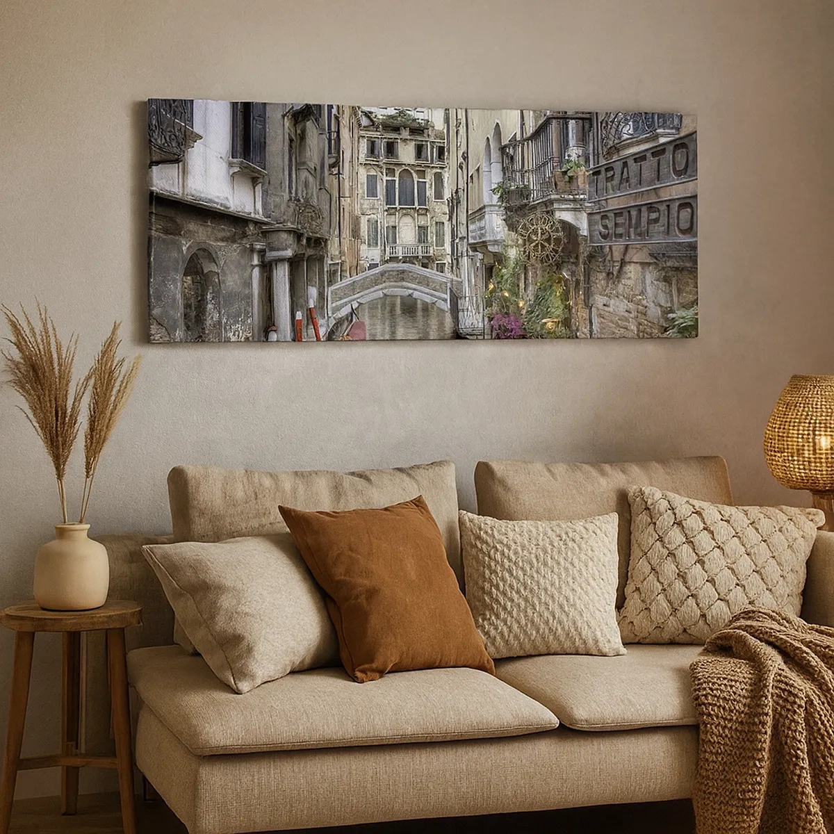 Bild auf Leinwand - Leinwandbild - Seit Jahrhunderten in stiller Besinnung - 30x30 cm