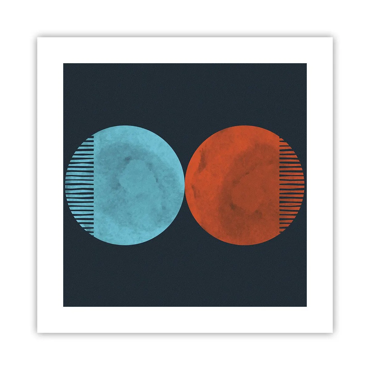 Poster - Nur Geometrie? - 40x40 cm