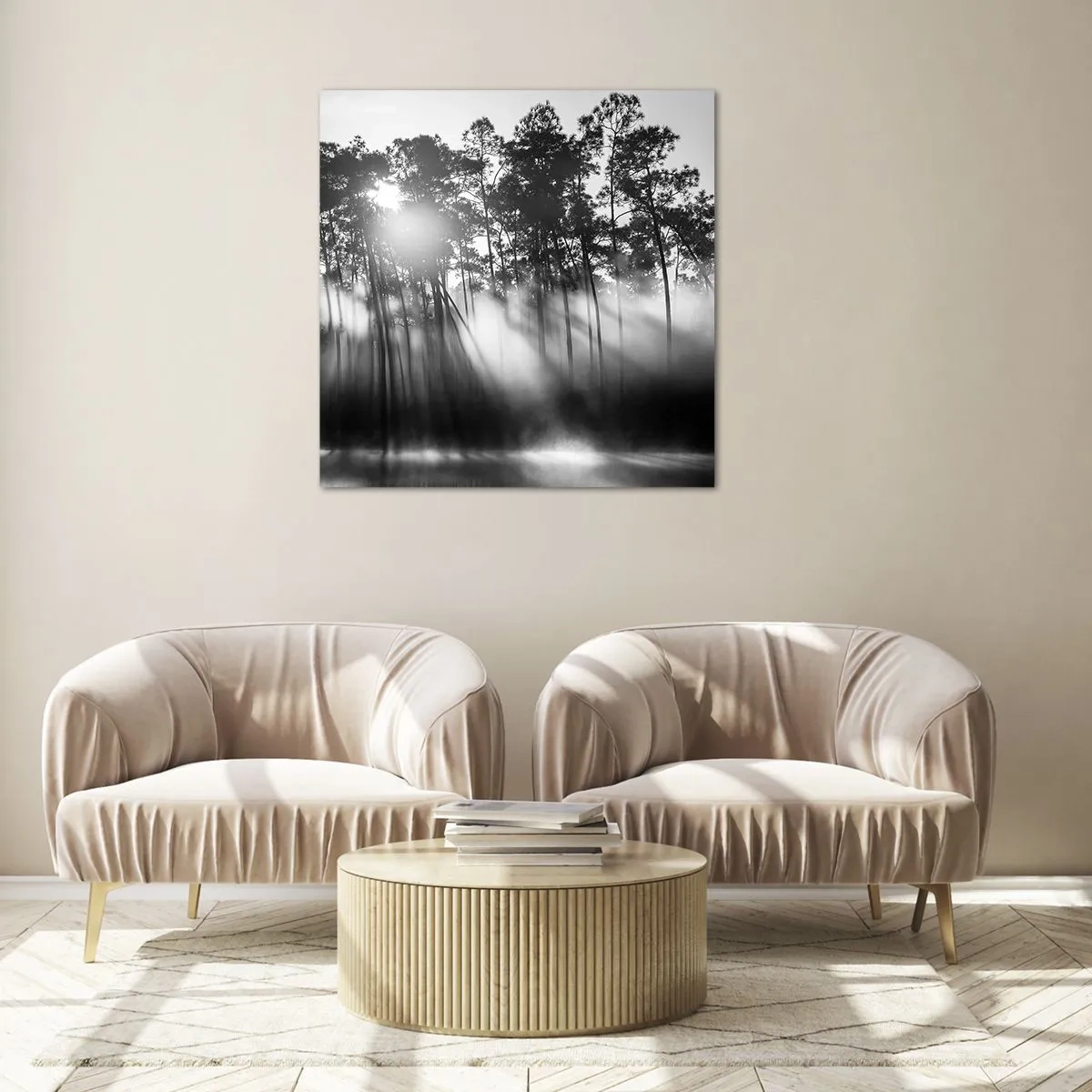 Glasbild - Bild auf glas - Unaufhaltsame Sonne - 60x60 cm