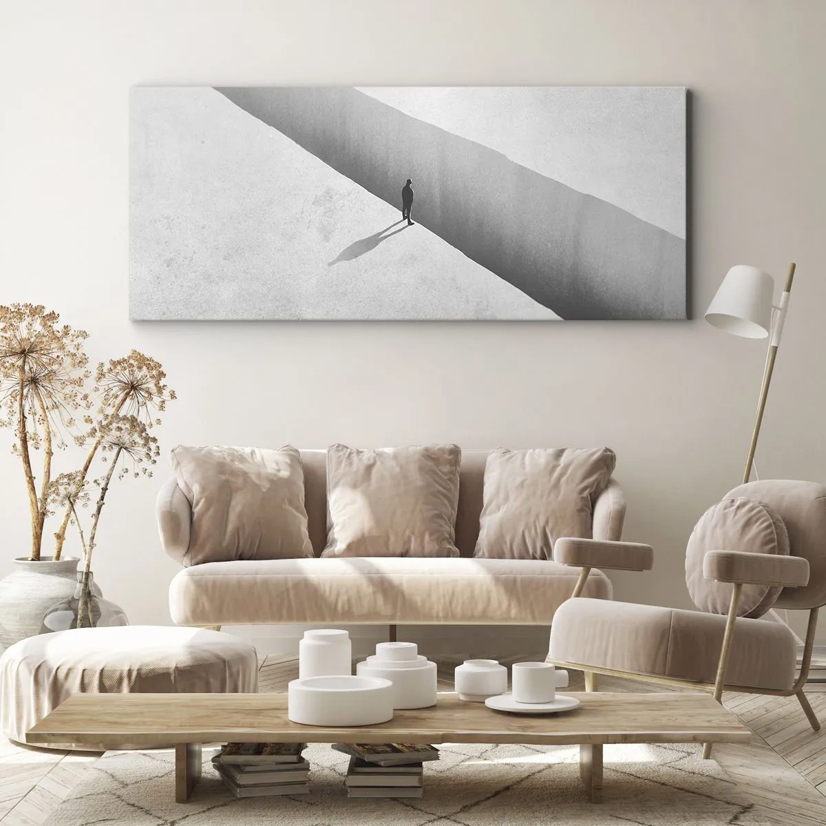 Bild auf Leinwand - Leinwandbild - Klares Ziel - 100x40 cm