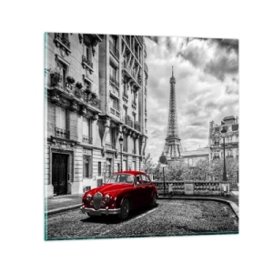 Glasbild - Bild auf glas - Raubtier in der Stadt - 30x30 cm