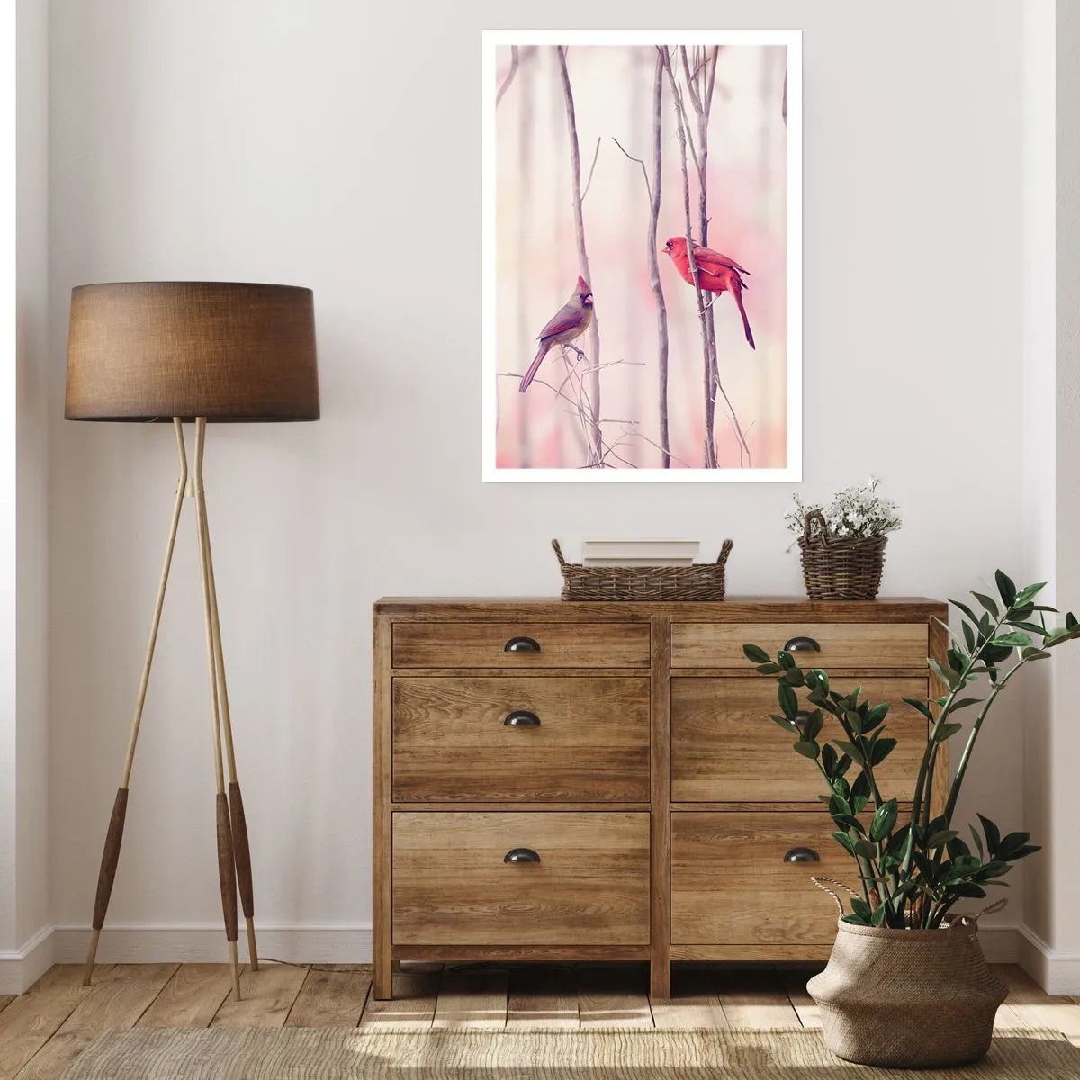 Poster - Geschichte vom rosa Wald - 61x91 cm