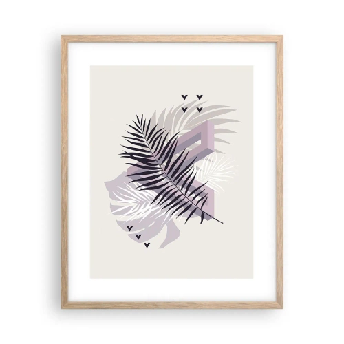 Poster in einem Rahmen aus heller Eiche - Der Schatten des Schattens - 40x50 cm