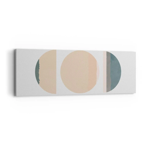 Bild auf Leinwand - Leinwandbild - Ein Rad hinter dem anderen… - 90x30 cm