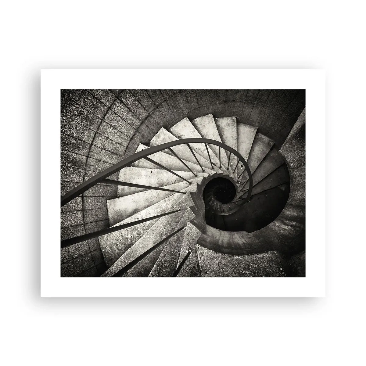 Poster - Treppe hoch, Treppe runter - 50x40 cm