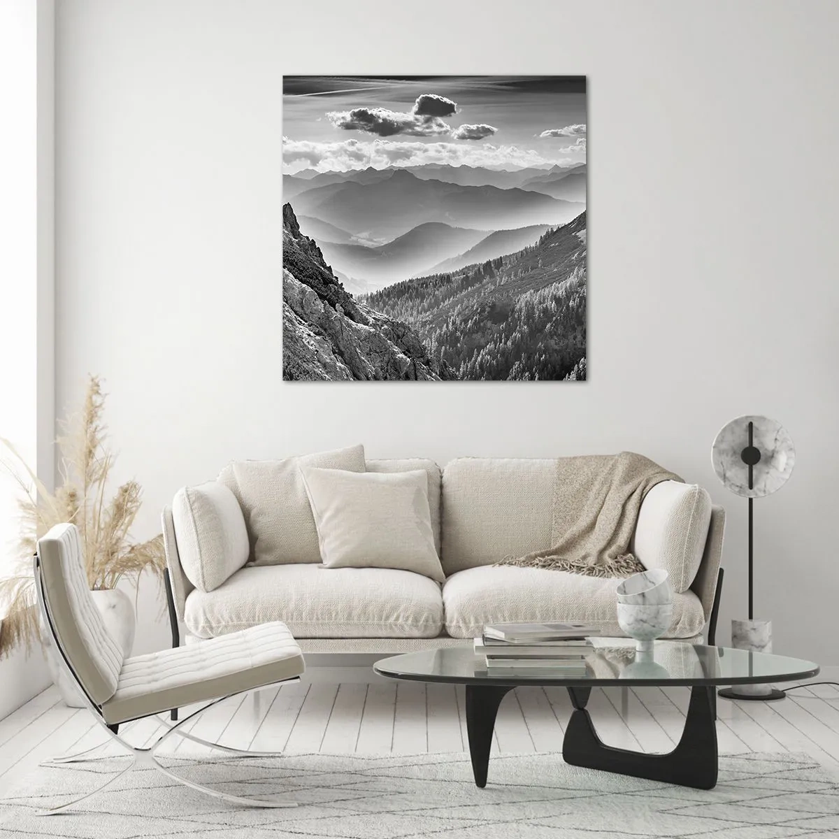 Glasbild - Bild auf glas - Bis zum Horizont - 30x30 cm