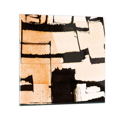 Glasbild - Bild auf glas - Also doch Ordnung - 30x30 cm