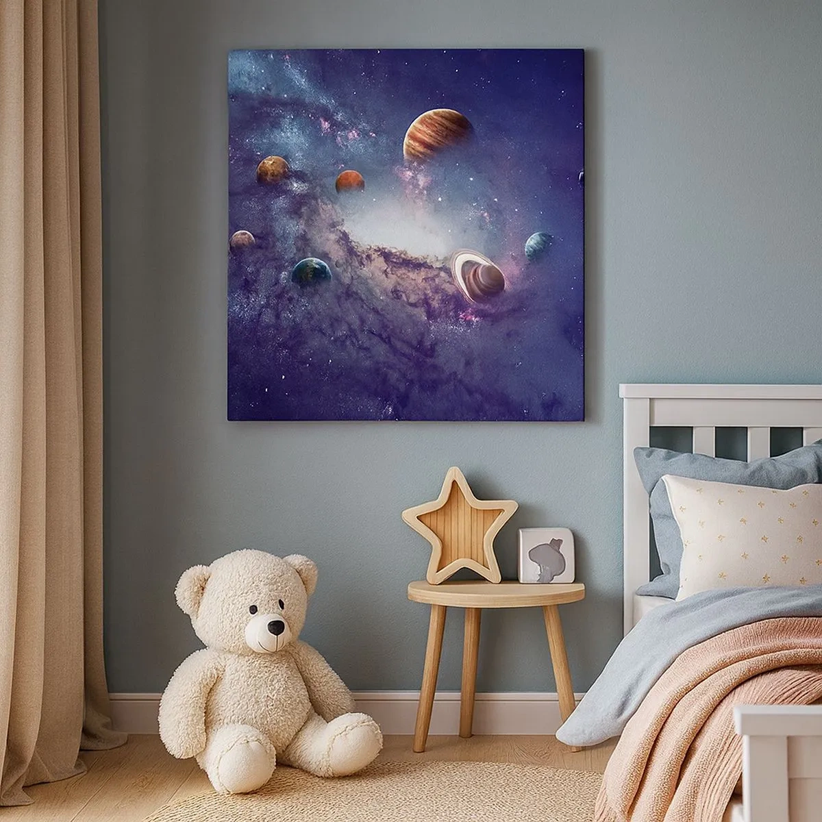 Bild auf Leinwand - Leinwandbild - Solar-Tanz-System - 30x30 cm