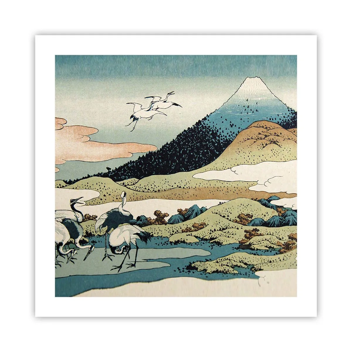 Poster - Im japanischen Geist - 50x50 cm