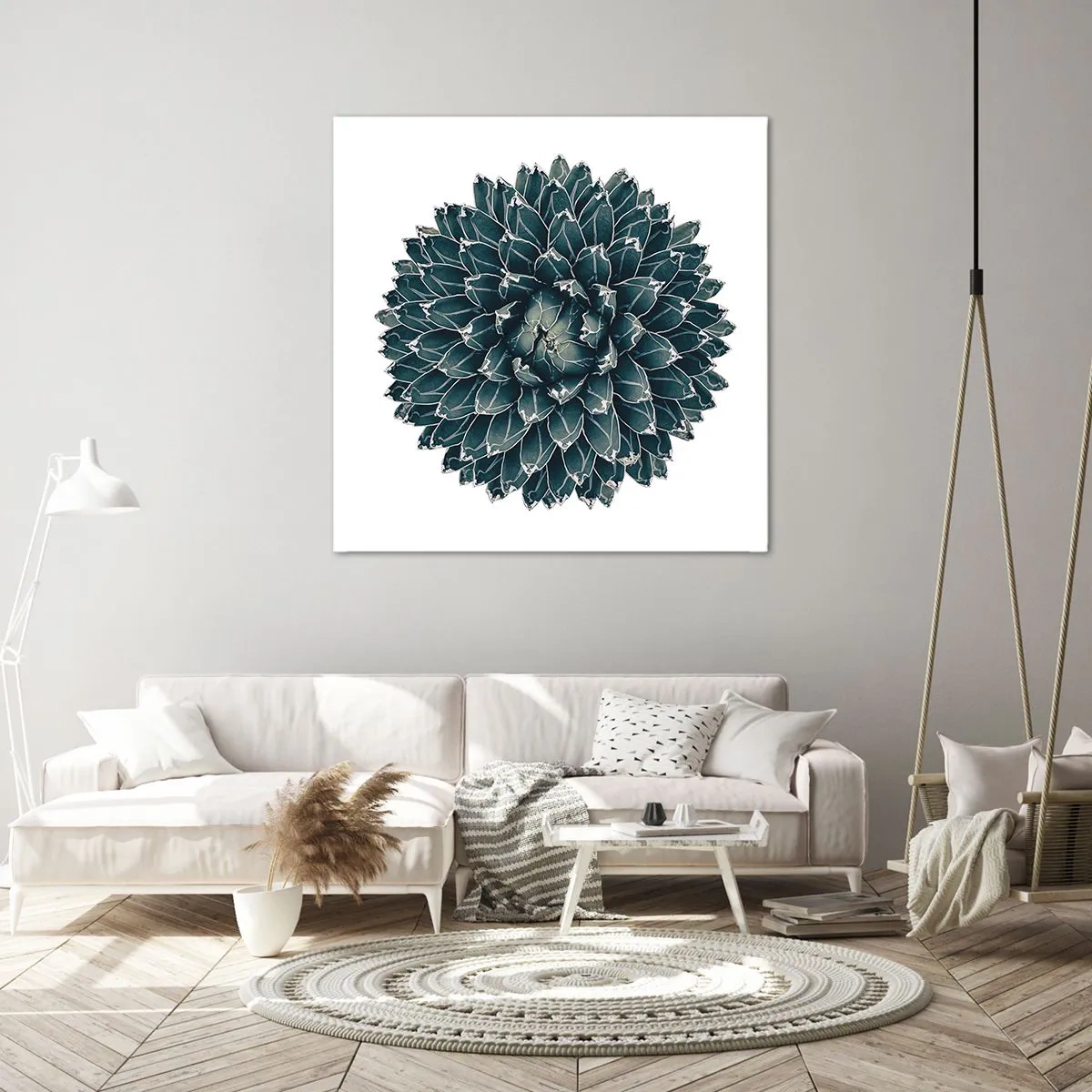 Bild auf Leinwand - Leinwandbild - Stern der Wüste - 70x70 cm