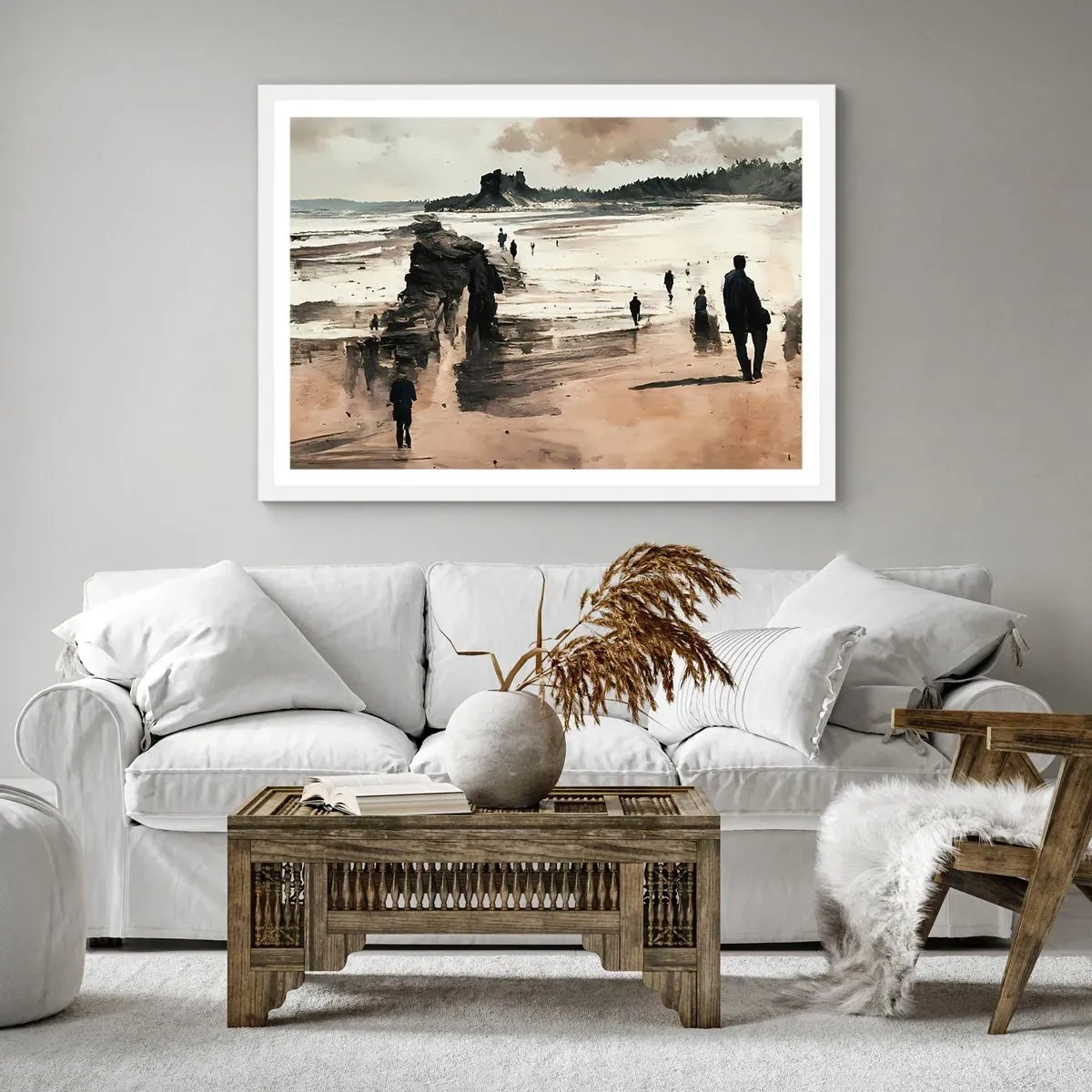 Poster in einem weißen Rahmen - Einberufen - 70x50 cm