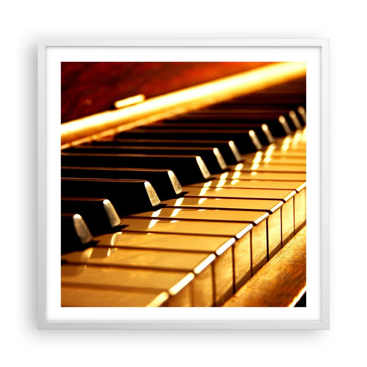 Poster in einem weißen Rahmen - Endlose Möglichkeiten - 60x60 cm