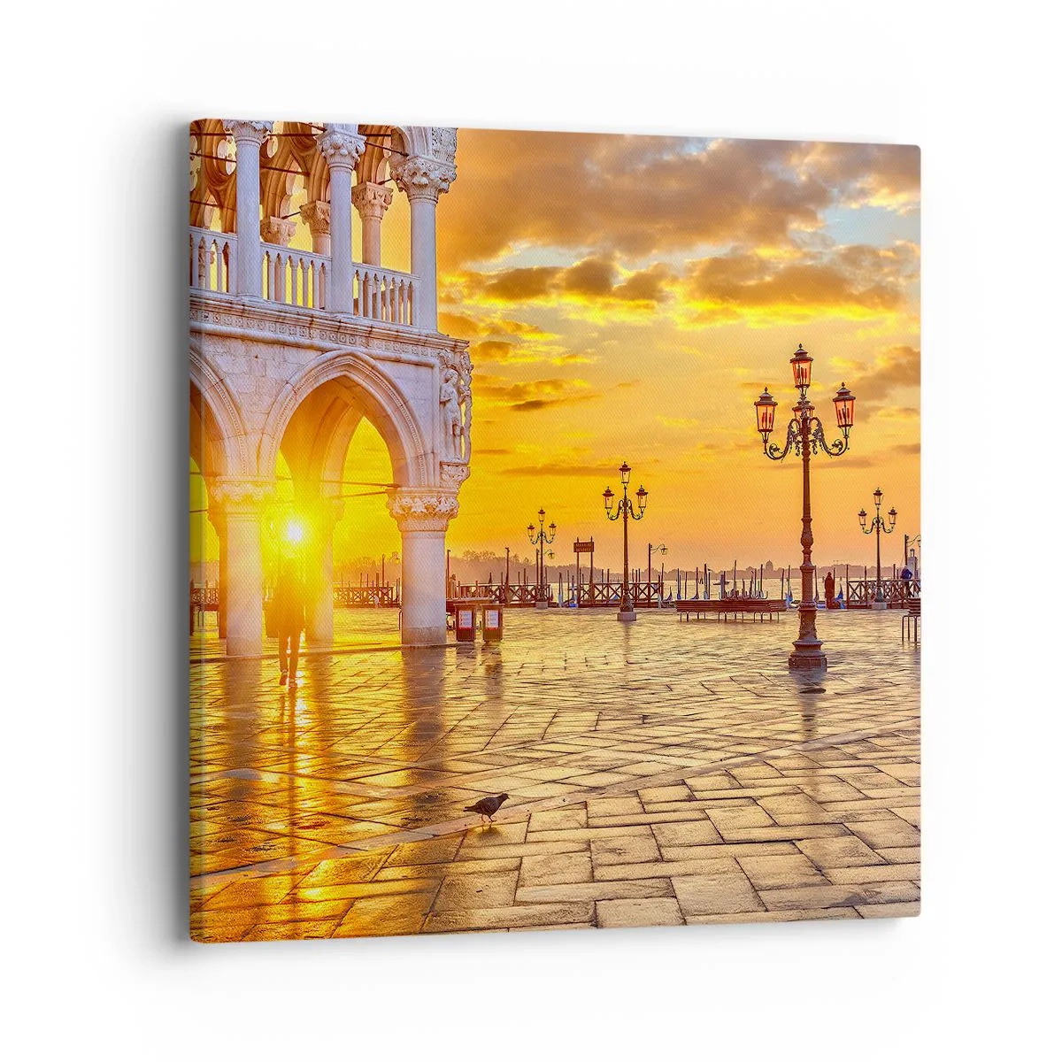 Bild auf Leinwand - Leinwandbild - Wo sind alle? - 40x40 cm