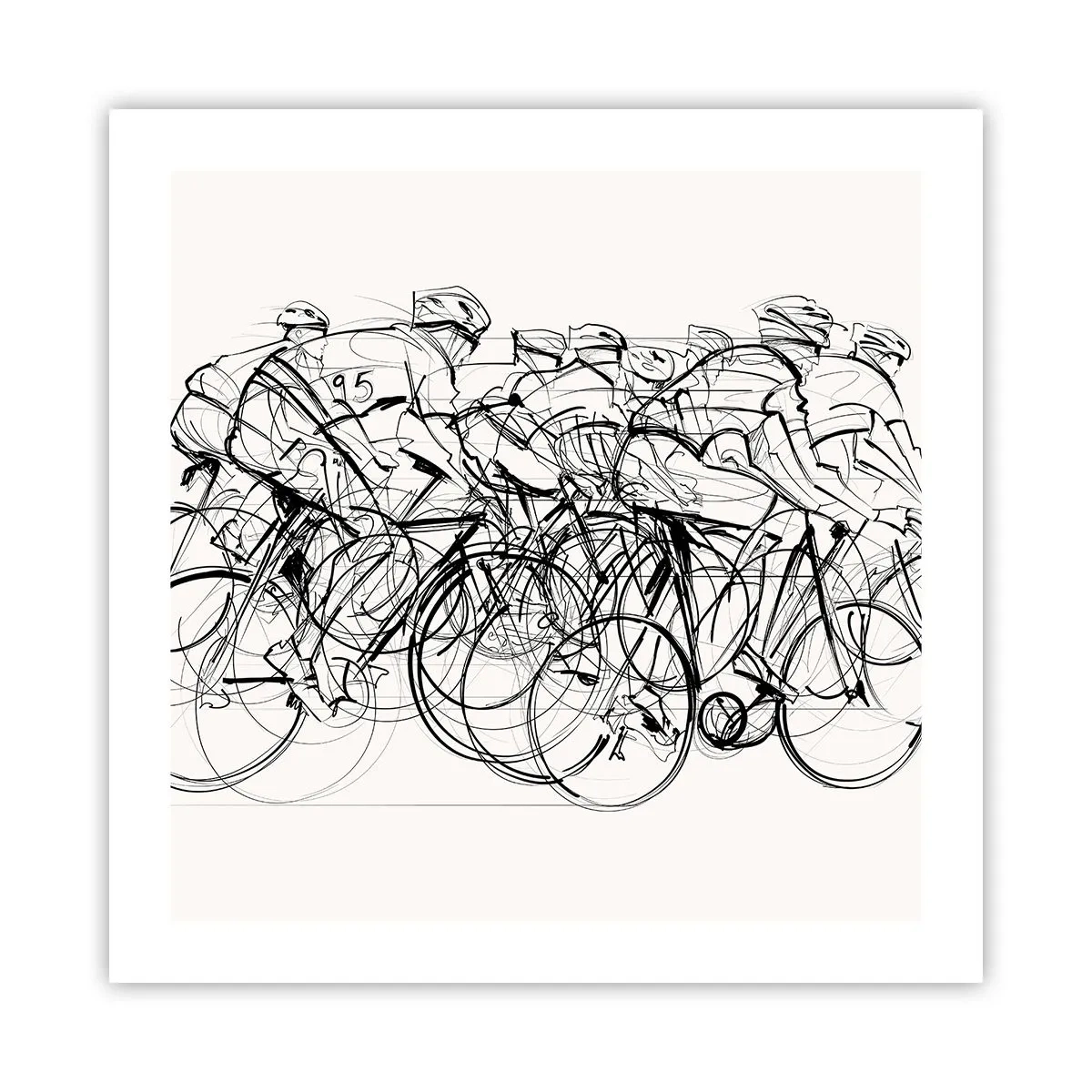 Poster - Gemeinsam als Team - 50x50 cm