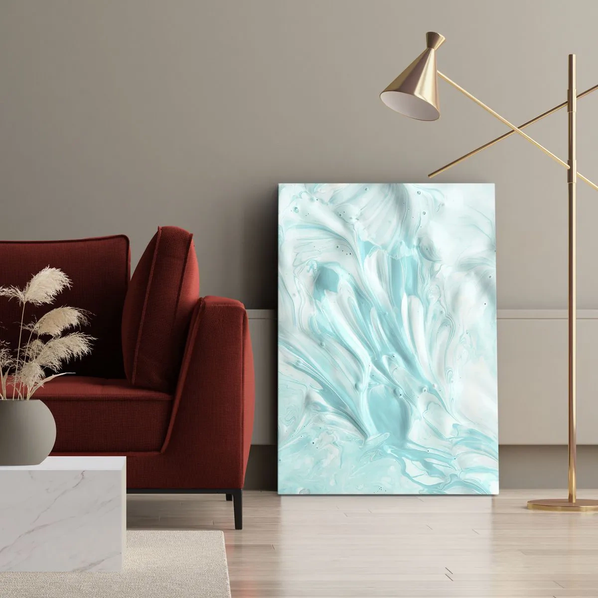 Bild auf Leinwand - Leinwandbild - Für immer zusammen - 65x120 cm