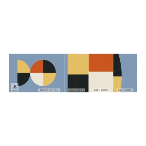Fototapeten Muster Selbstklebend Deluxe Sticker - Beobachte und zähle - Abstraktion, Grafik, Moderne Kunst - 100x30 cm