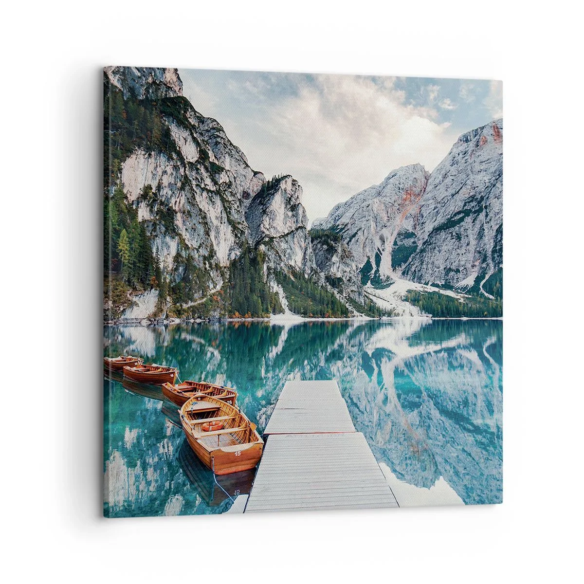 Bild auf Leinwand - Leinwandbild - Wir zeigen Ihnen Schönheit - 60x60 cm