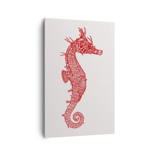 Bild auf Leinwand - Leinwandbild - Komplizierte Kreatur - 80x120 cm