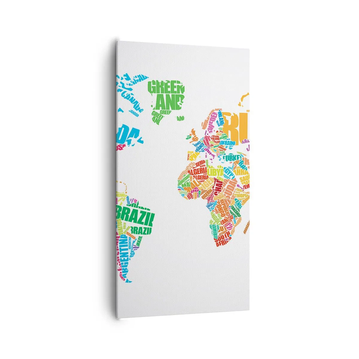 Bild auf Leinwand - Leinwandbild - Ich möchte sie alle treffen - 65x120 cm