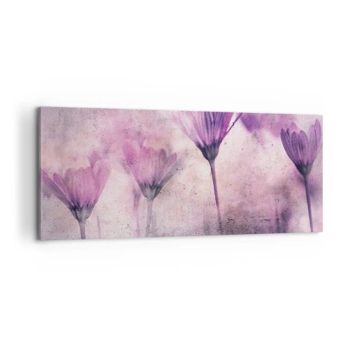 Bild auf Leinwand - Leinwandbild - Ein Blumentraum - 100x40 cm