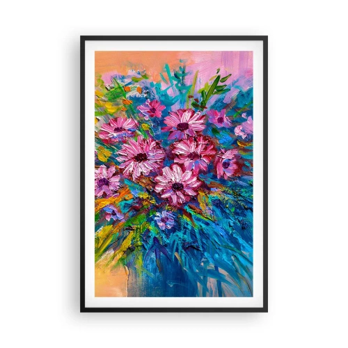 Poster in einem schwarzem Rahmen - Lebensenergie - 61x91 cm