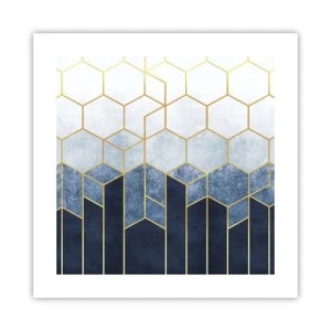 Poster - Komposition im synkopischen Rhythmus - 40x40 cm