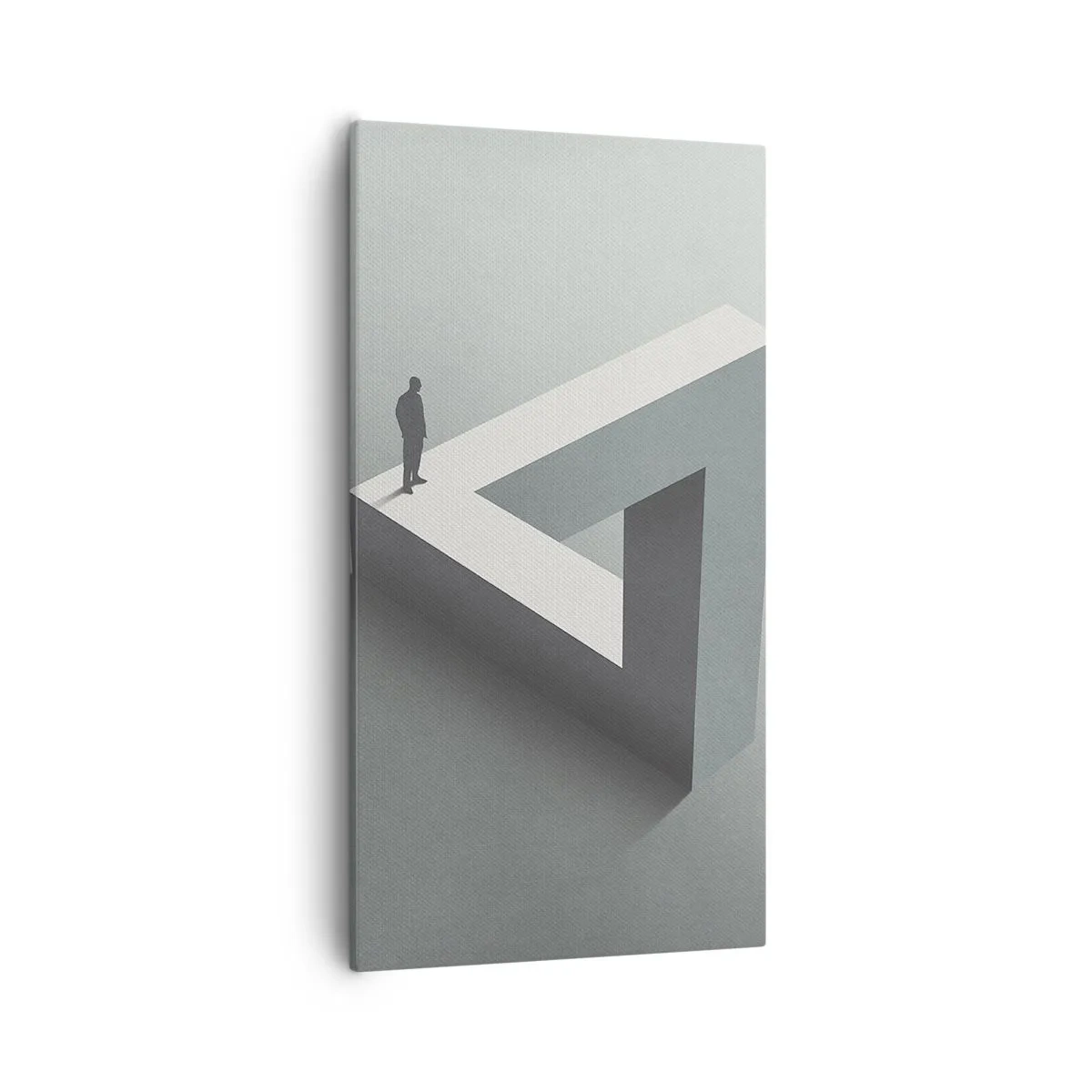 Bild auf Leinwand - Leinwandbild - Es ist also doch möglich - 55x100 cm