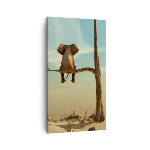 Bild auf Leinwand - Leinwandbild - Neuer Blickwinkel - 45x80 cm