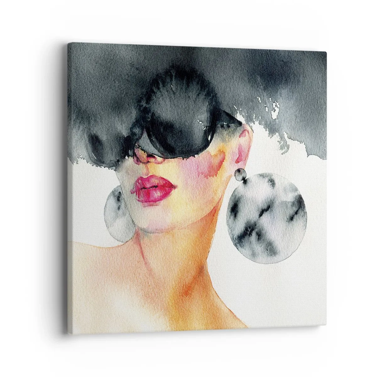 Bild auf Leinwand - Leinwandbild - Das Geheimnis der Eleganz - 40x40 cm