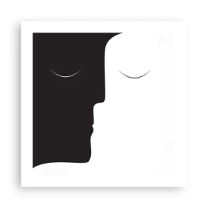 Poster - Einheit der Gegensätze - 50x50 cm