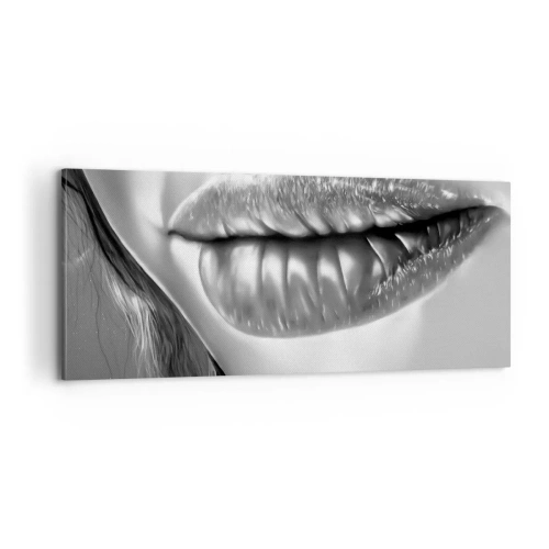 Bild auf Leinwand - Leinwandbild - Ich weiß, was du denkst… - 100x40 cm