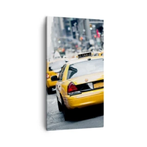 Bild auf Leinwand - Leinwandbild - Nur in dieser Stadt - 45x80 cm