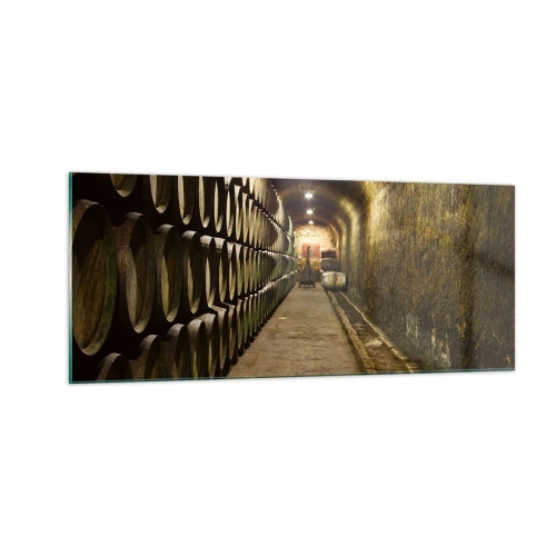 Glasbild - Bild auf glas - Es ist gut, sich hinzulegen - 100x40 cm