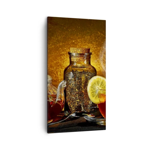 Bild auf Leinwand - Leinwandbild - Im Stil der niederländischen Meister - 45x80 cm