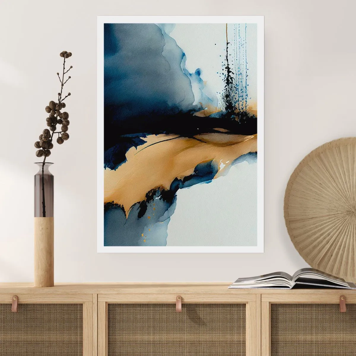 Poster - Hinter dem Vorhang - 61x91 cm