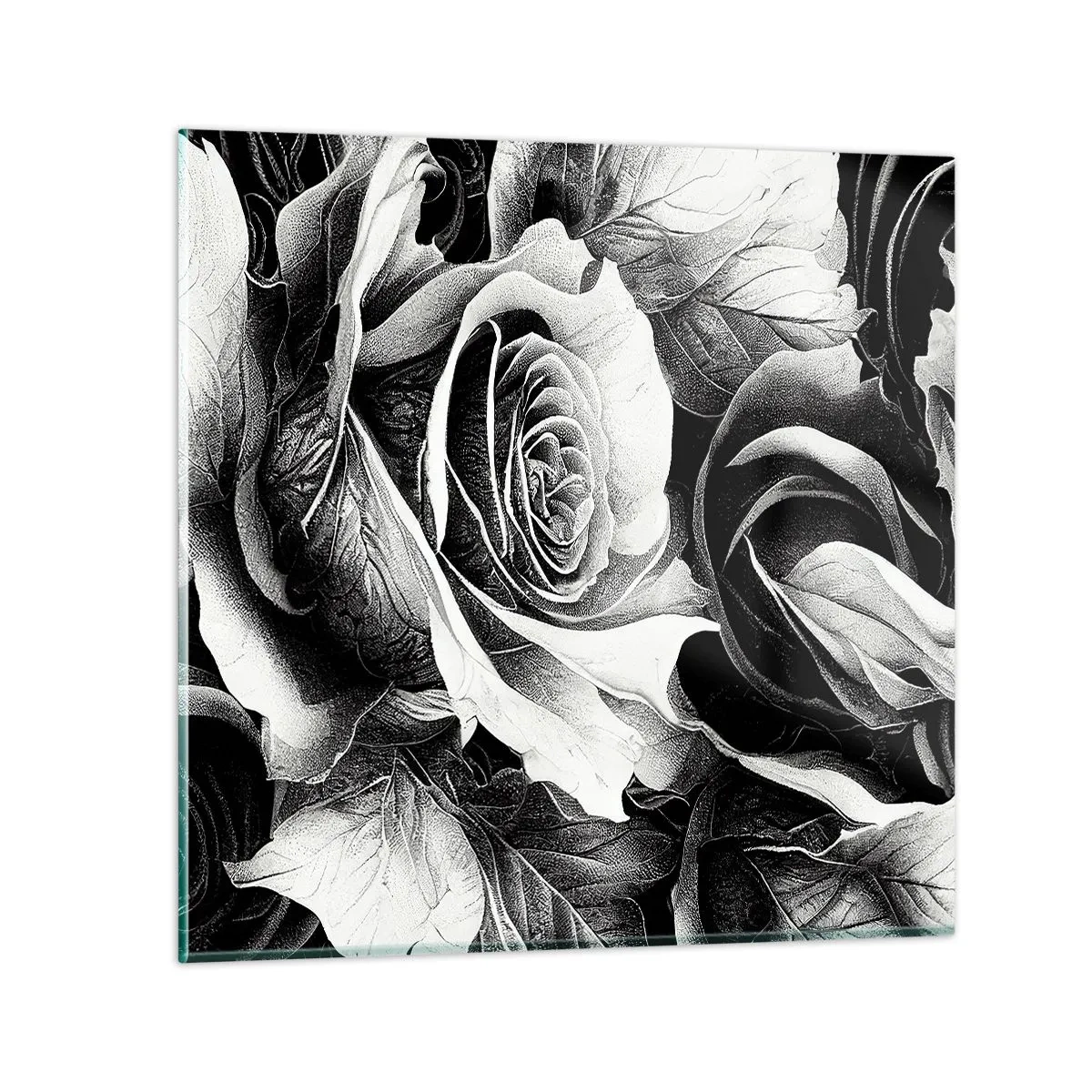 Glasbild - Bild auf glas - Immer Königin - 30x30 cm