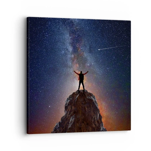 Bild auf Leinwand - Leinwandbild - Die Macht ist mit mir! - 30x30 cm