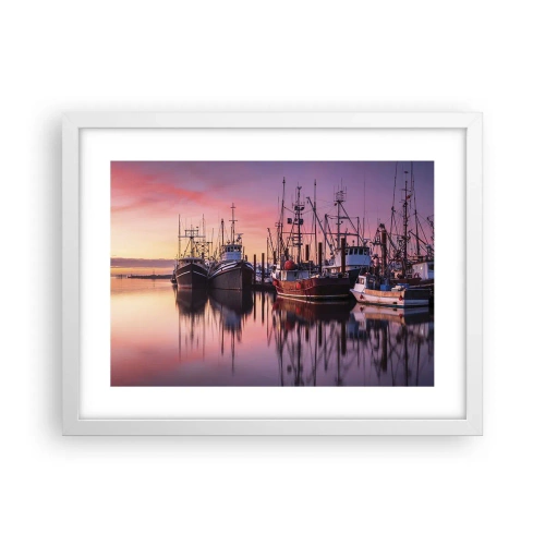 Poster in einem weißen Rahmen - Vor dem nächsten Tag - 40x30 cm