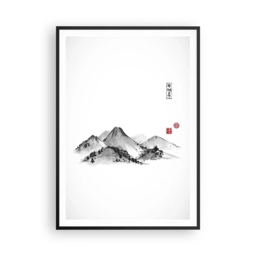 Poster in einem schwarzem Rahmen - Unendliche Fernen - 70x100 cm