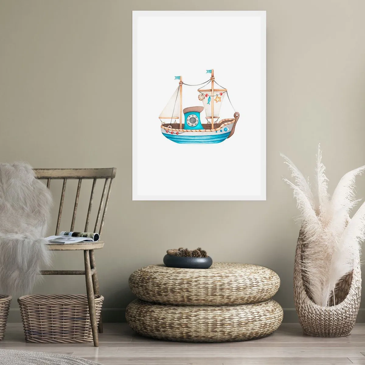 Poster - Ahoi, Abenteuer! - 40x50 cm