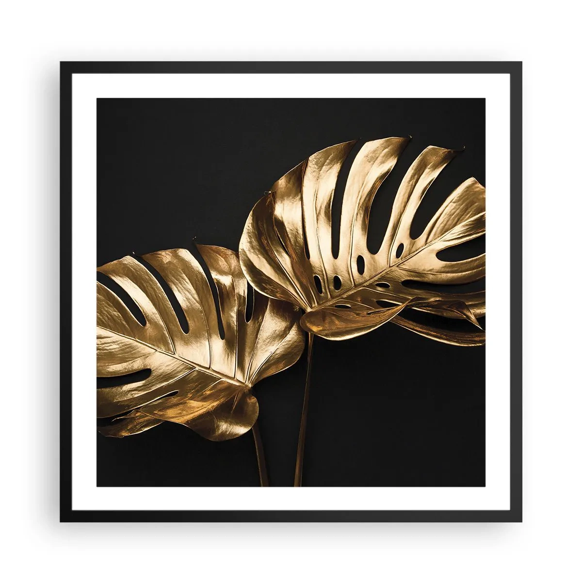 Poster in einem schwarzem Rahmen - Die Schätze der Natur - 60x60 cm