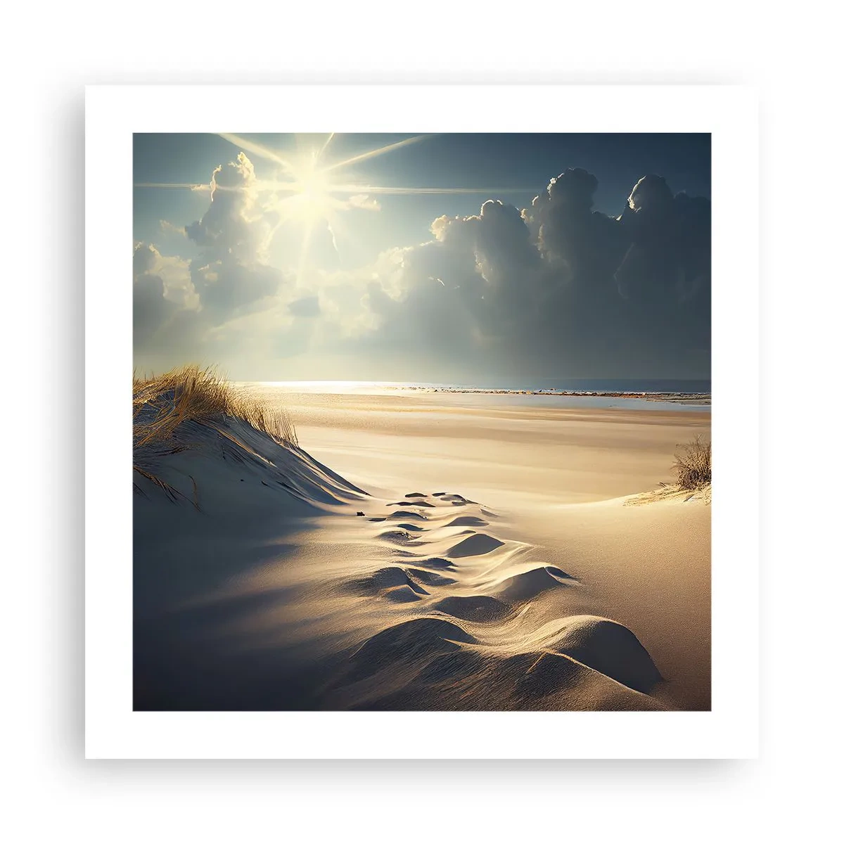 Poster - Beruhigende Landschaft - 50x50 cm