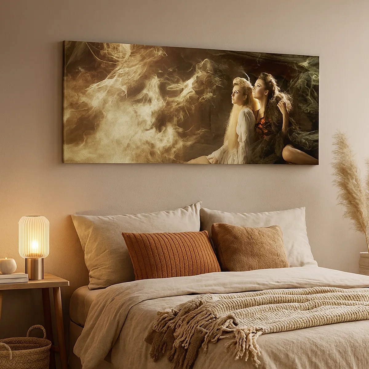 Bild auf Leinwand - Leinwandbild - Und es gab Poesie - 30x30 cm